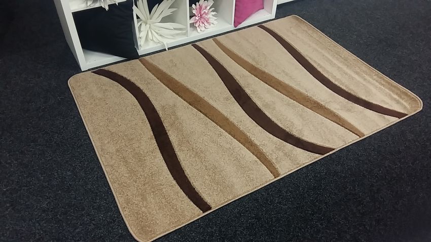 Kusový koberec plastický vzor VIOL 42 beige  